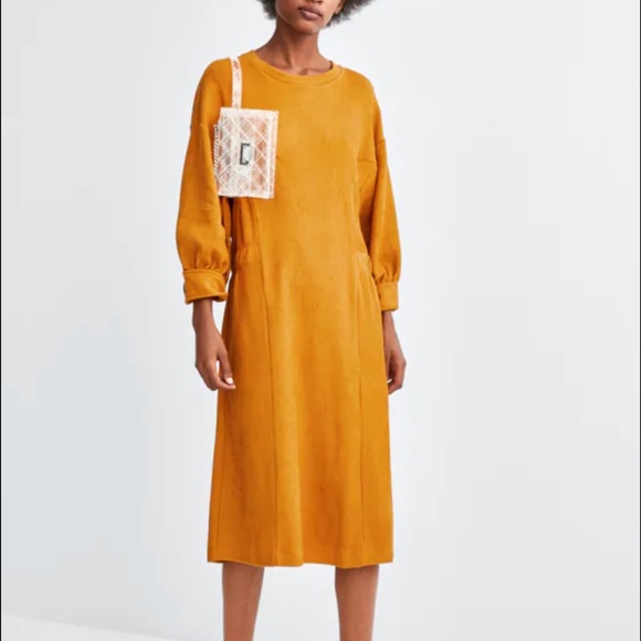 midi corduroy dress zara Zara | Dresses | Zara Mustard Yellow Corduroy Midi Dress Size M